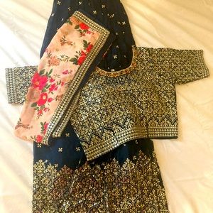 Diwali Traditional Indian Woman’s Sari, Indian wedding. Indian bridal dress.